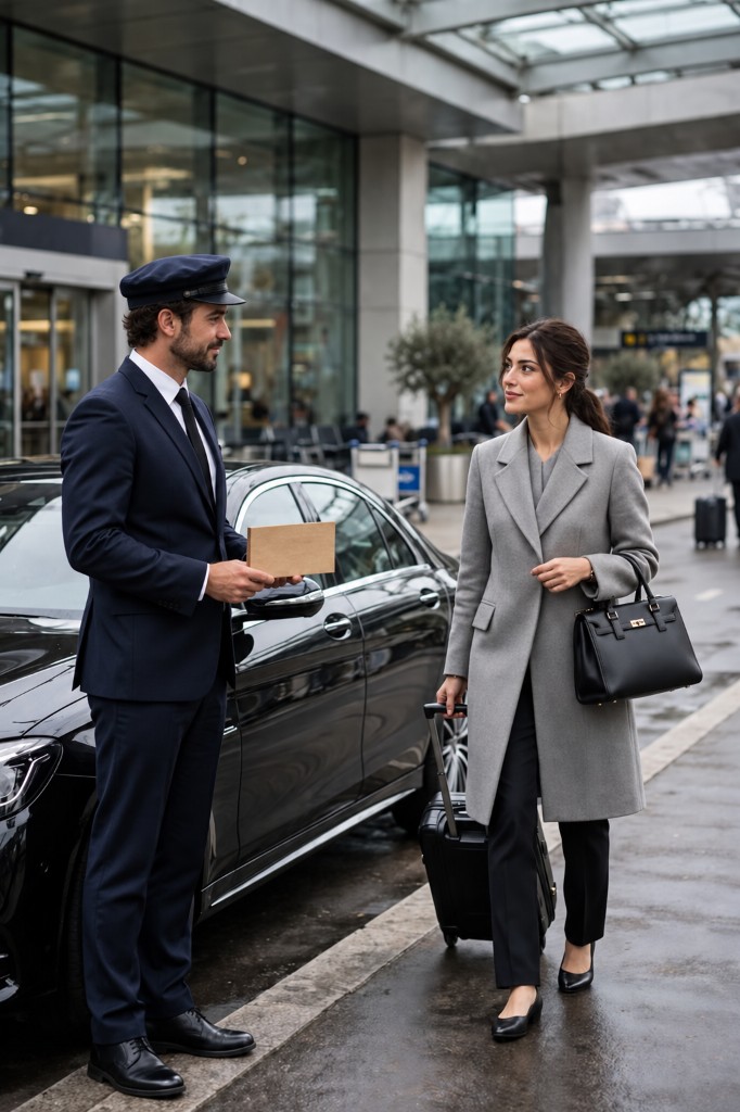 Private chauffeur pickup at Zurich Airport for a transfer to Lucerne