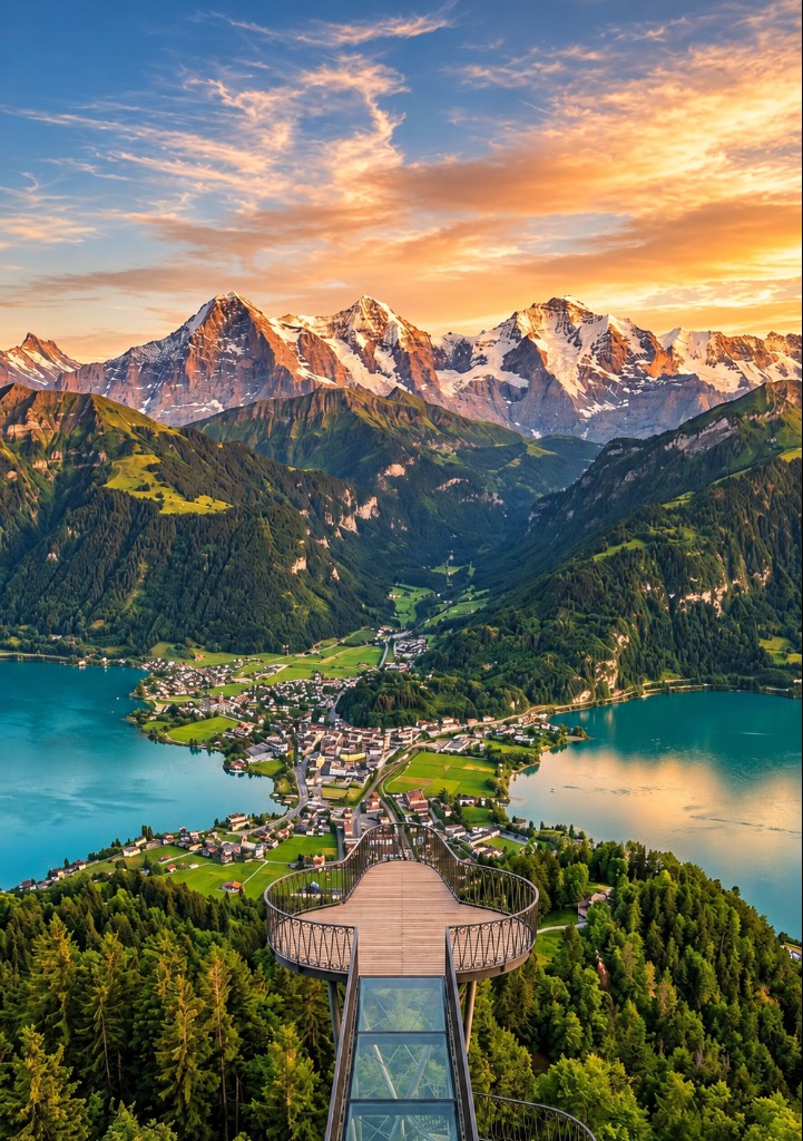 Jungfrau mountain backdrop