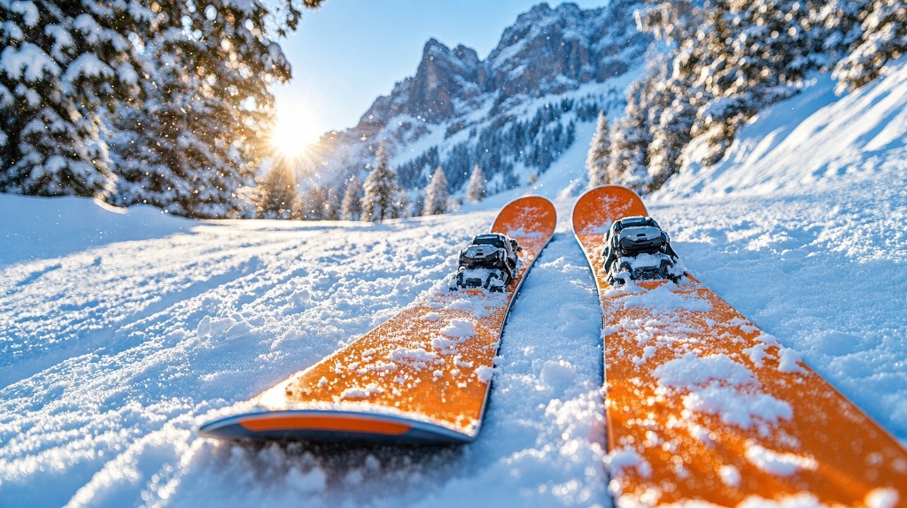  ski equipment for an Andermatt journey